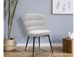 Silla Lausana Gris Juego de 2 Piezas Cm 58X60,5X85