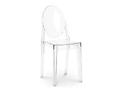 Silla Louiva gris transparente-Color Rosa transparente