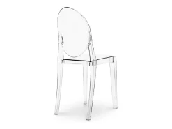 Silla Louiva gris transparente-Color Parma claro