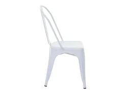 Silla MCW-A73 metal (juego de 4), blanco