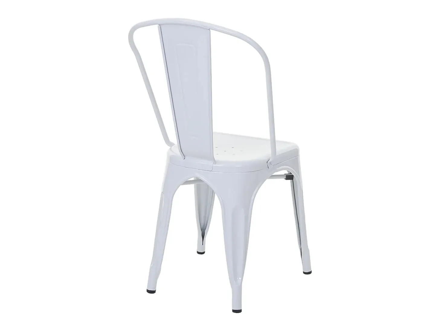 Silla MCW-A73 metal (juego de 4), blanco