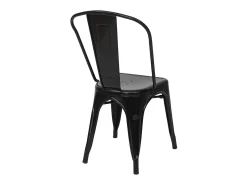 Silla MCW-A73 metal (juego de 4), negro