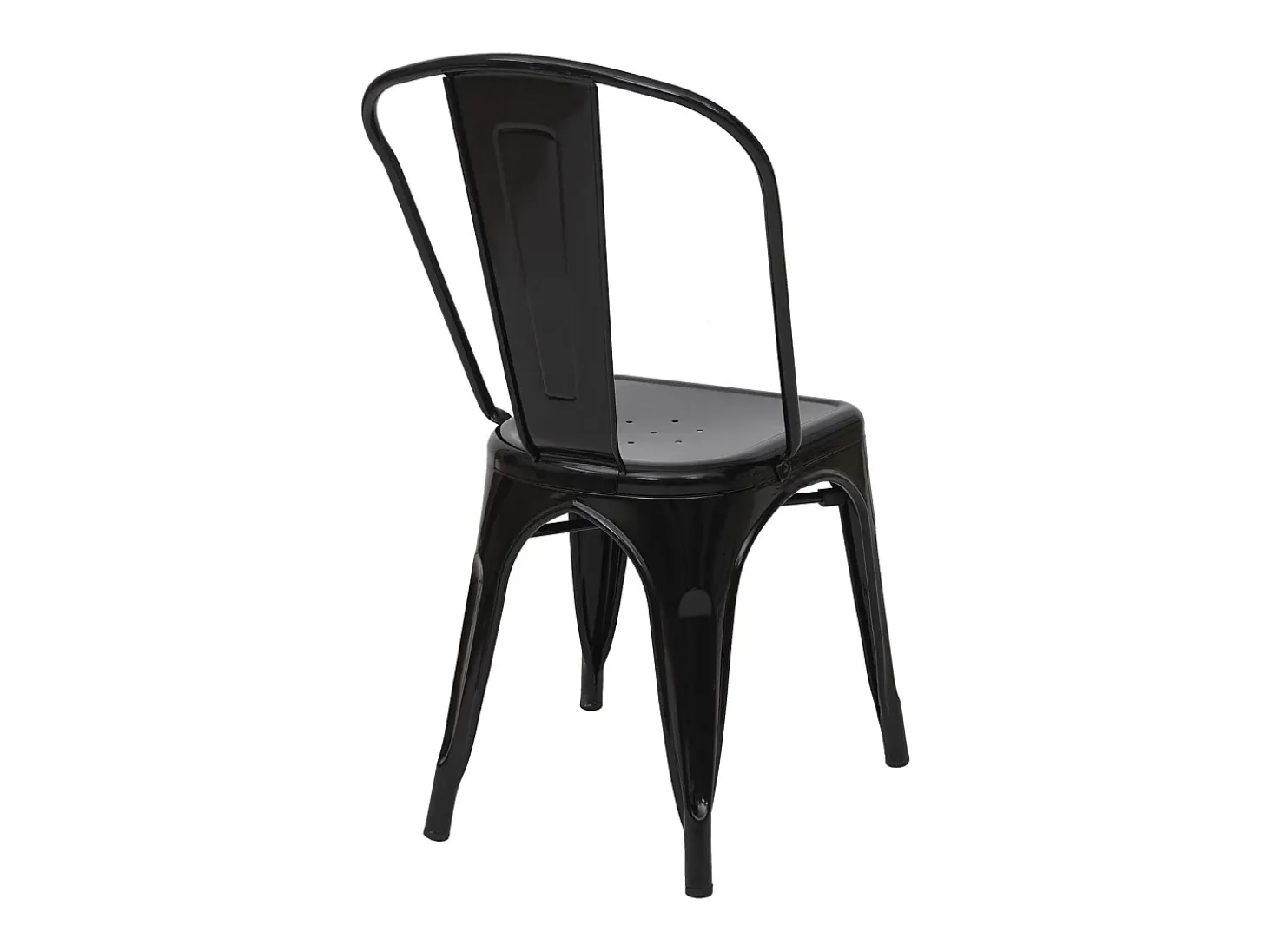 Silla MCW-A73 metal (juego de 4), negro