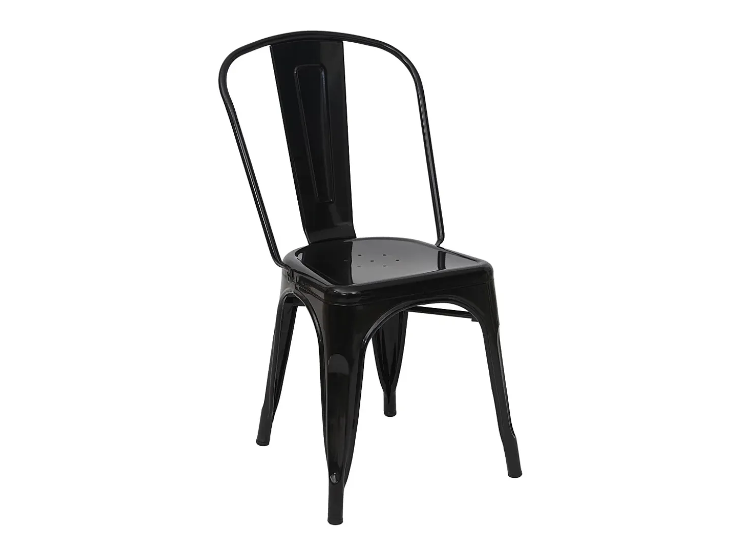 Silla MCW-A73 metal (juego de 4), negro