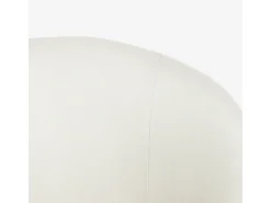 Silla moderna para comedor y cocina de diseño en tela Kadim - Blanco