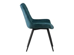 Silla 'NINO' Terciopelo Petrol, dimensiones H84 x L56 x P62.5, ideal para tu cocina o comedor.