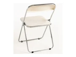 Silla plegable Marta blanca - Juego de 2