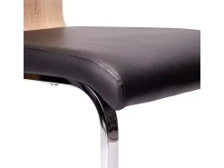 Silla Sensei cambria/negro 97x44x57 cm