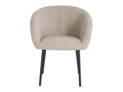 Silla SEVILLA Tela rizada color Arena, dimensiones H79 x L57 x P62, ideal para tu cocina o comedor.