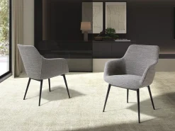 Silla tela gris 4222 ANGEL CERDA