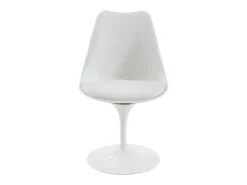 Silla Tulip - Polipropileno, tela y acero - Blanco - XAFY