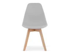 Silla Valora KITO ergonómica con patas de madera gris para sala de estar
