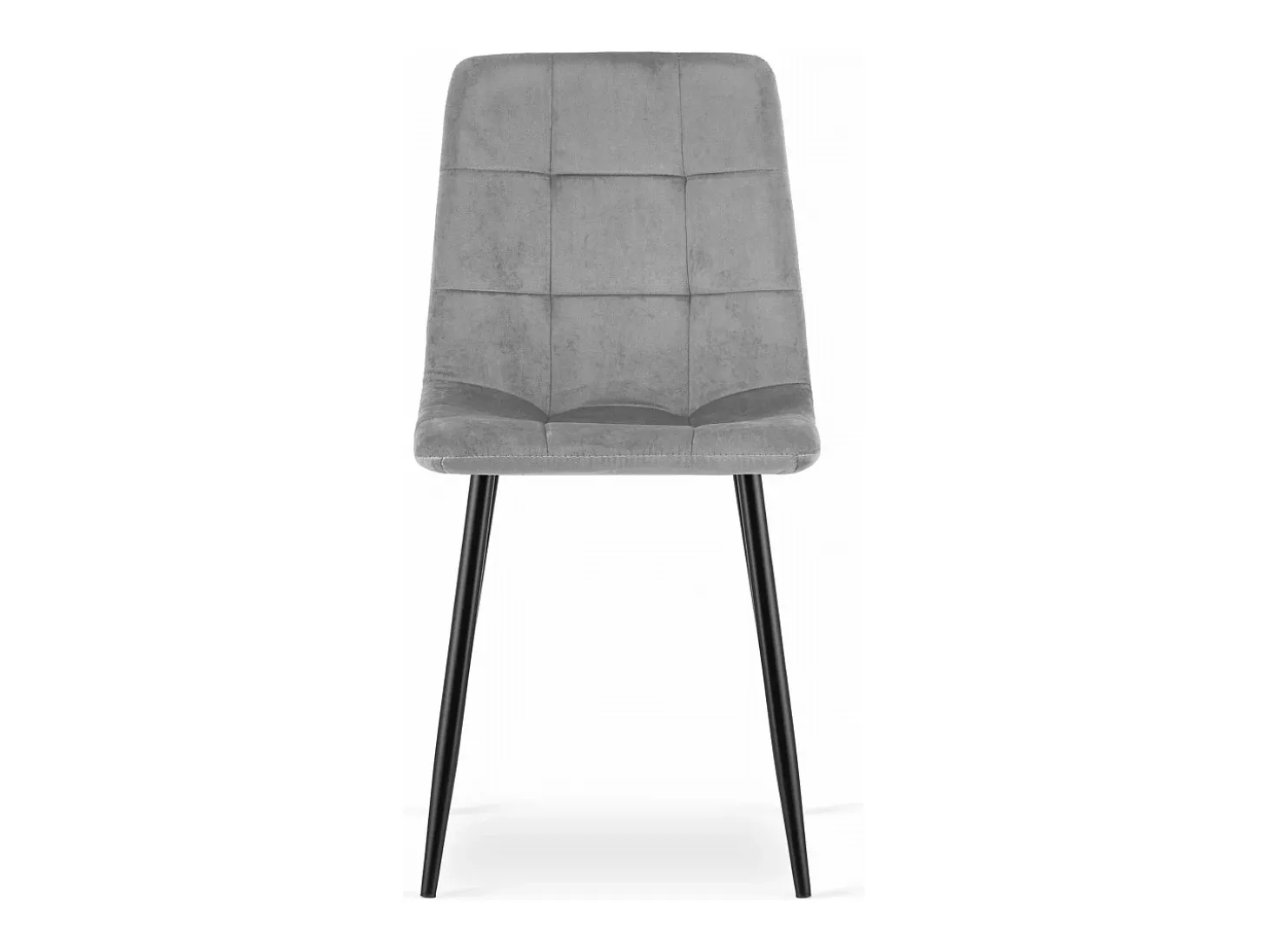 Silla Valora PYRA, terciopelo gris claro, diseño moderno (x3)