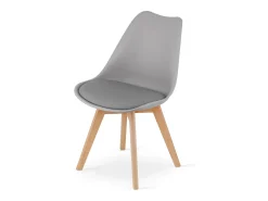 Silla Valora RIKX Gris Diseño Ergonómico para Sala de Estar x4