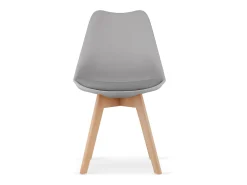 Silla Valora RIKX Gris Diseño Ergonómico para Sala de Estar x4