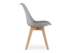 Silla Valora RIKX Gris Diseño Ergonómico para Sala de Estar x4