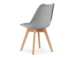Silla Valora RIKX Gris Diseño Ergonómico para Sala de Estar x4