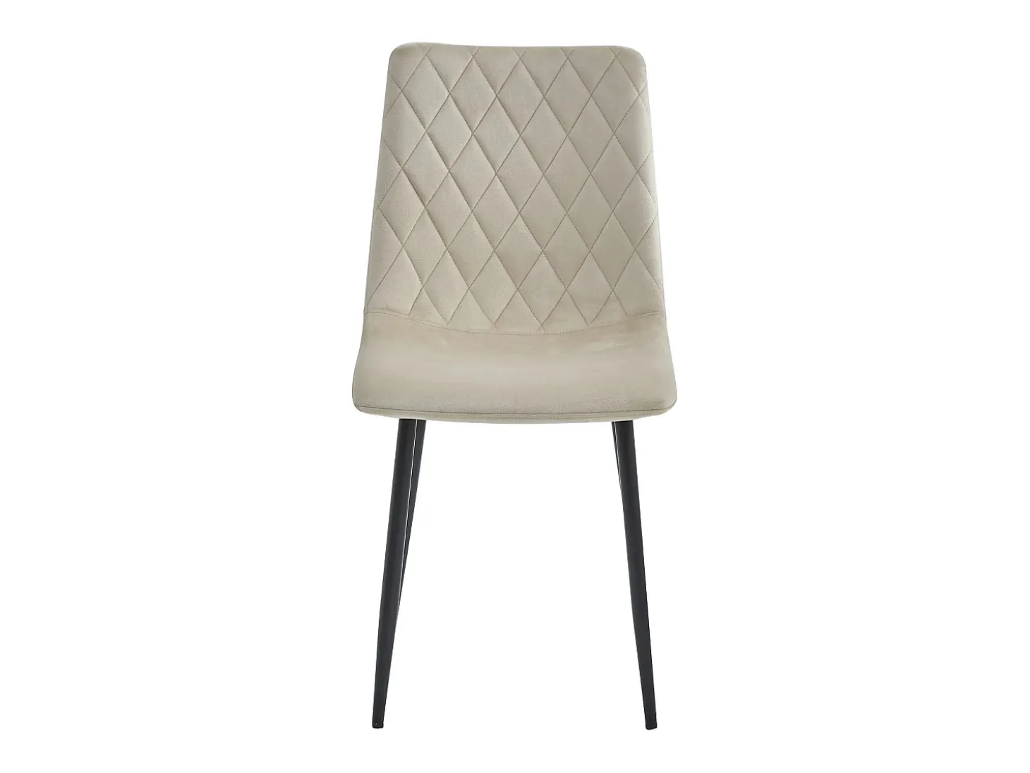 Silla Valora TURIN Terciopelo Beige Diseño Ergonómico x4