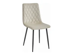 Silla Valora TURIN Terciopelo Beige Diseño Ergonómico x4