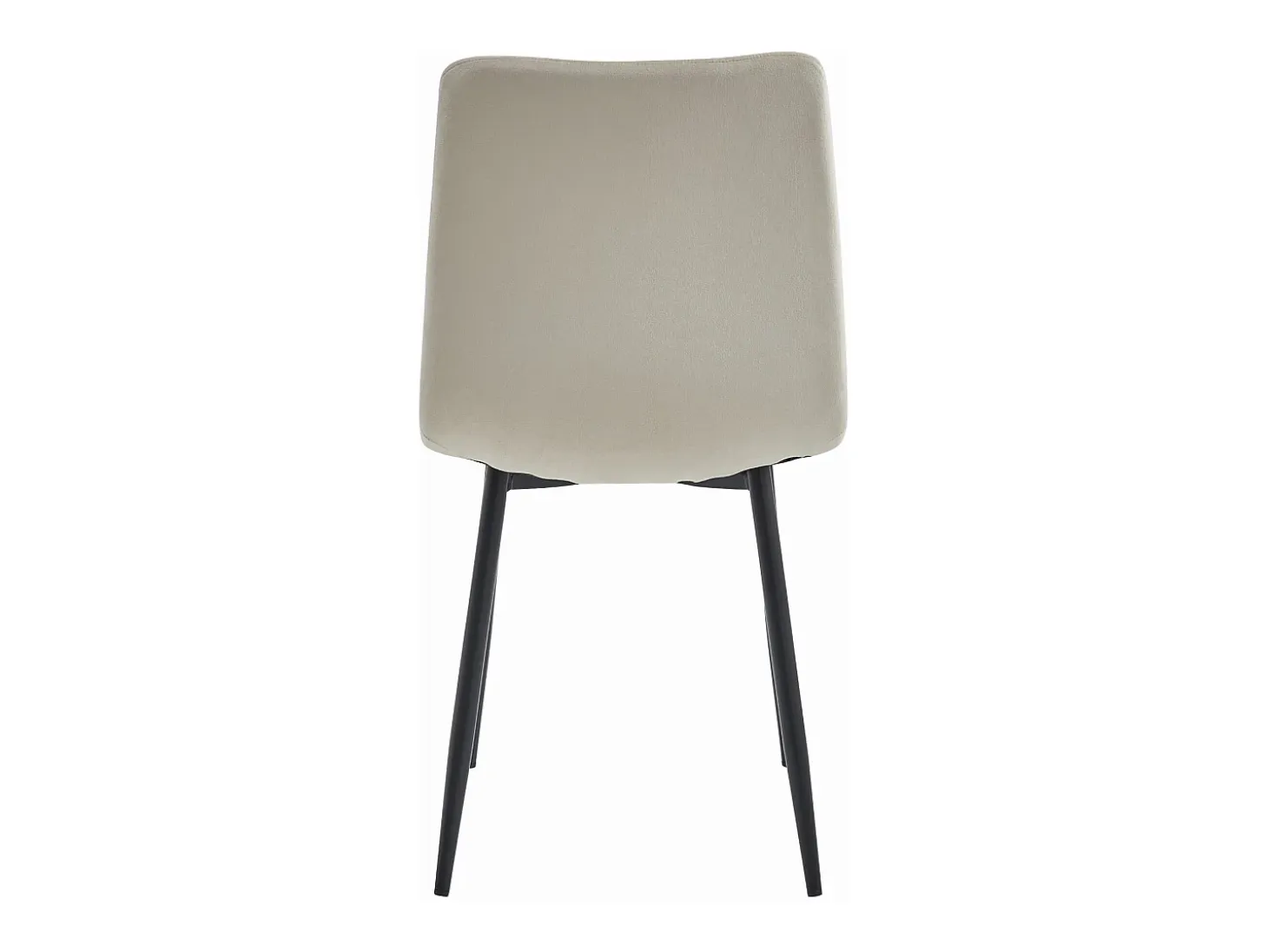 Silla Valora TURIN Terciopelo Beige Diseño Ergonómico x4
