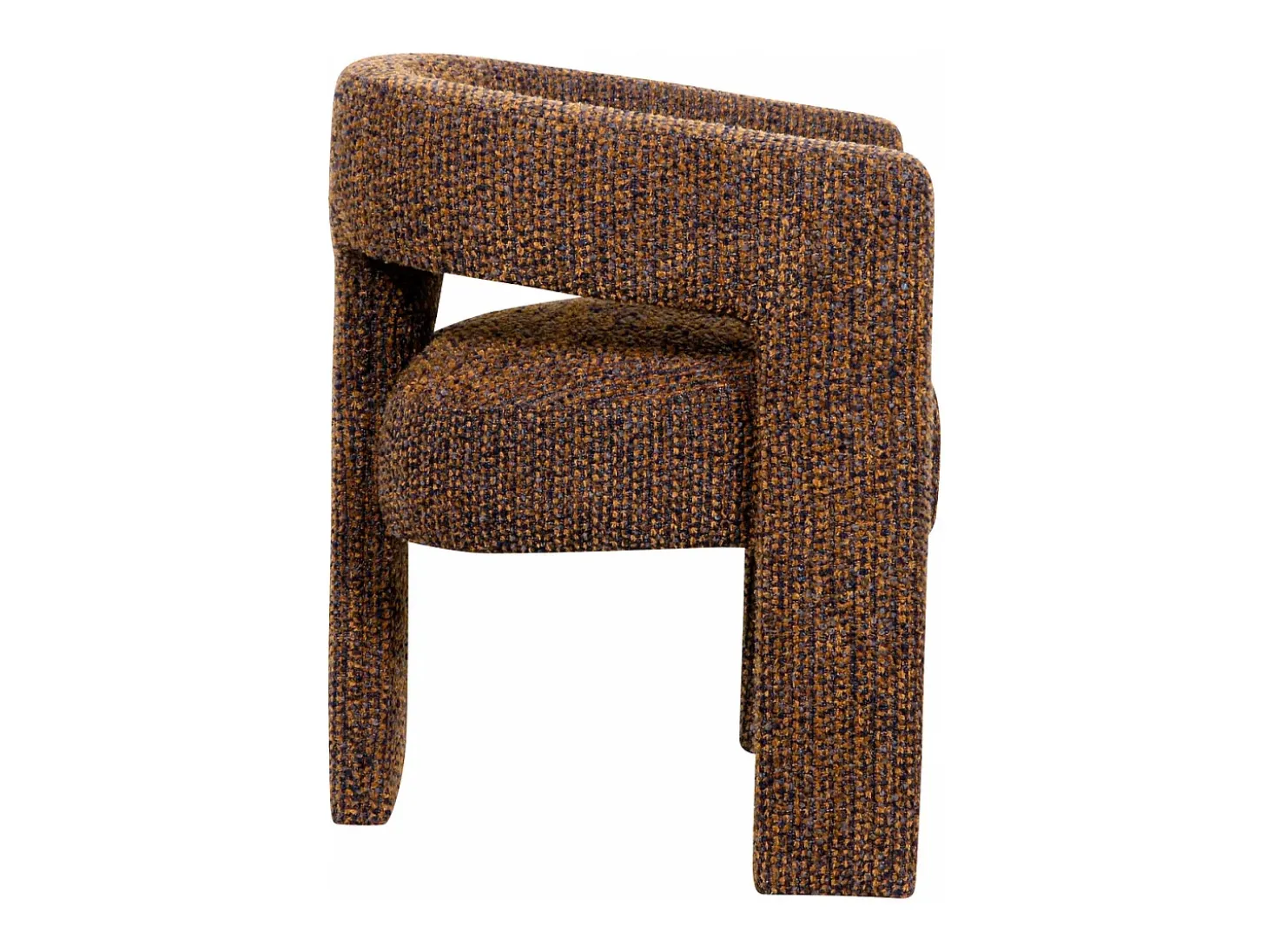Silla 62x75x58 cm azul canela leith LET71NC