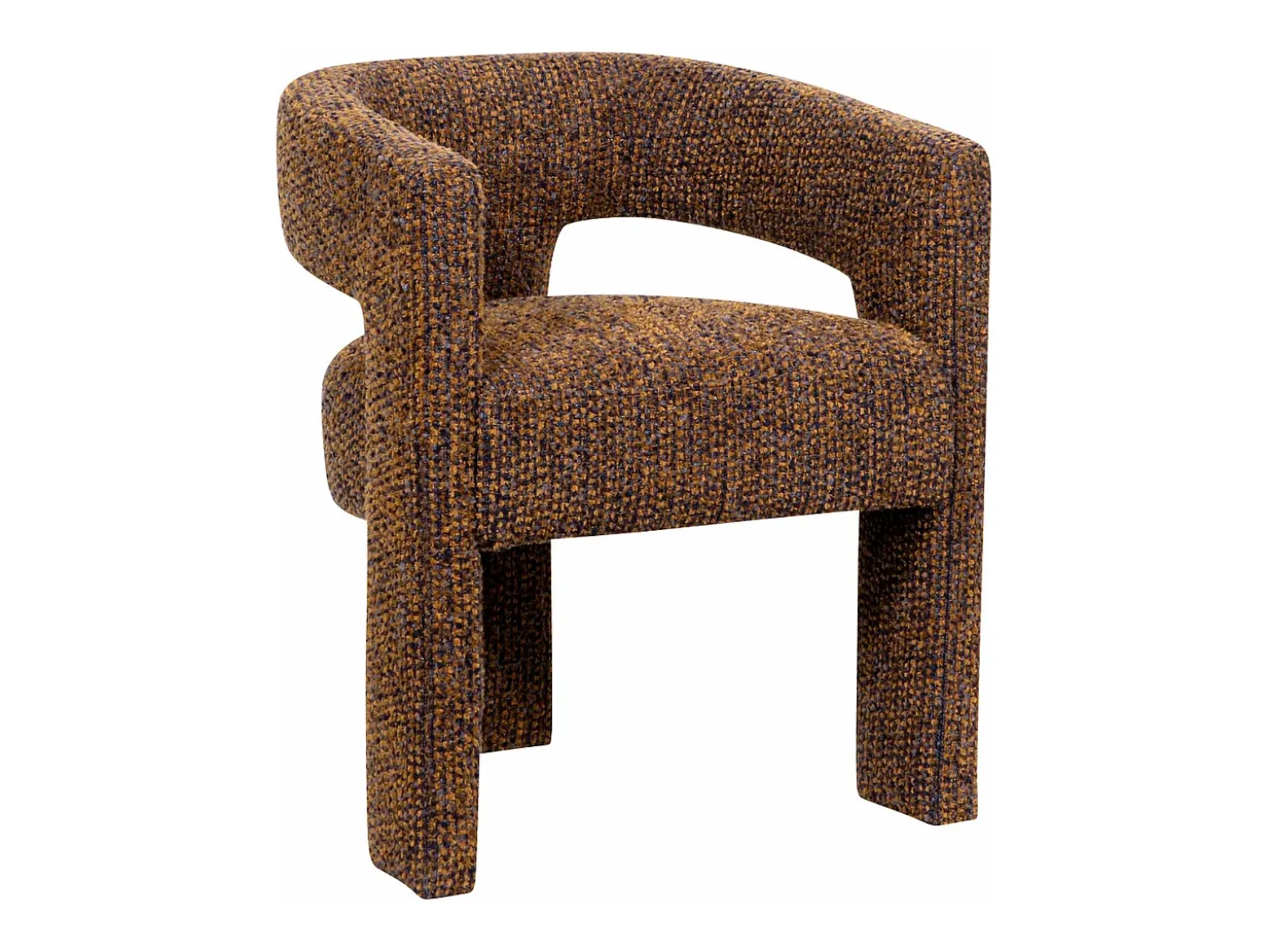 Silla 62x75x58 cm azul canela leith LET71NC