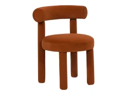 Silla 62x80x58 cm marrón Leith LET77S