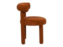 Silla 62x80x58 cm marrón Leith LET77S
