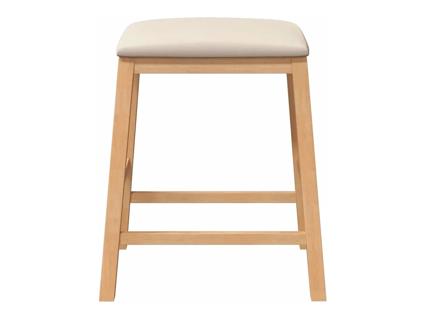 Sillas de bar con cojines 2 piezas madera maciza de caucho