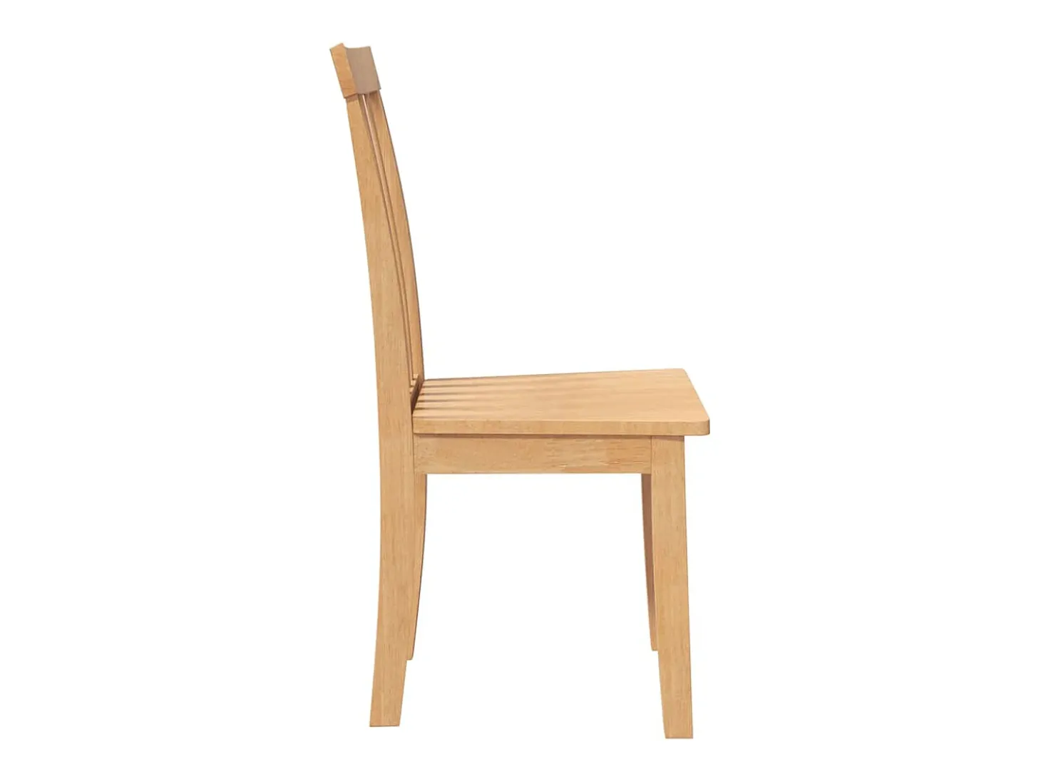 Sillas de comedor 2 unidades madera maciza natural caucho