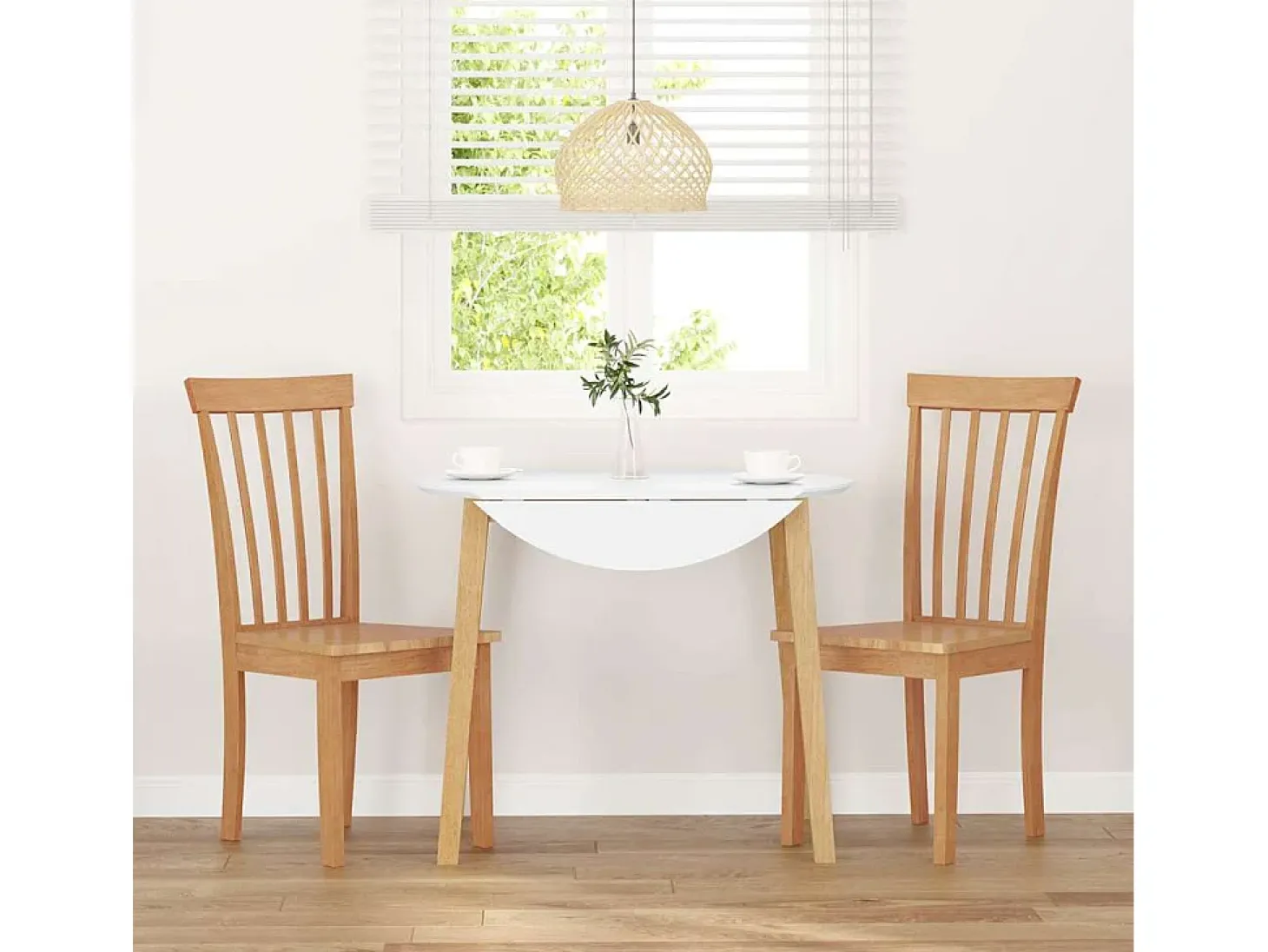 Sillas de comedor 2 unidades madera maciza natural caucho