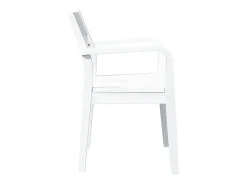 Sillas de comedor 2 piezas madera maciza de caucho blanco