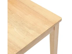 Sillas de comedor 2 piezas madera maciza de caucho