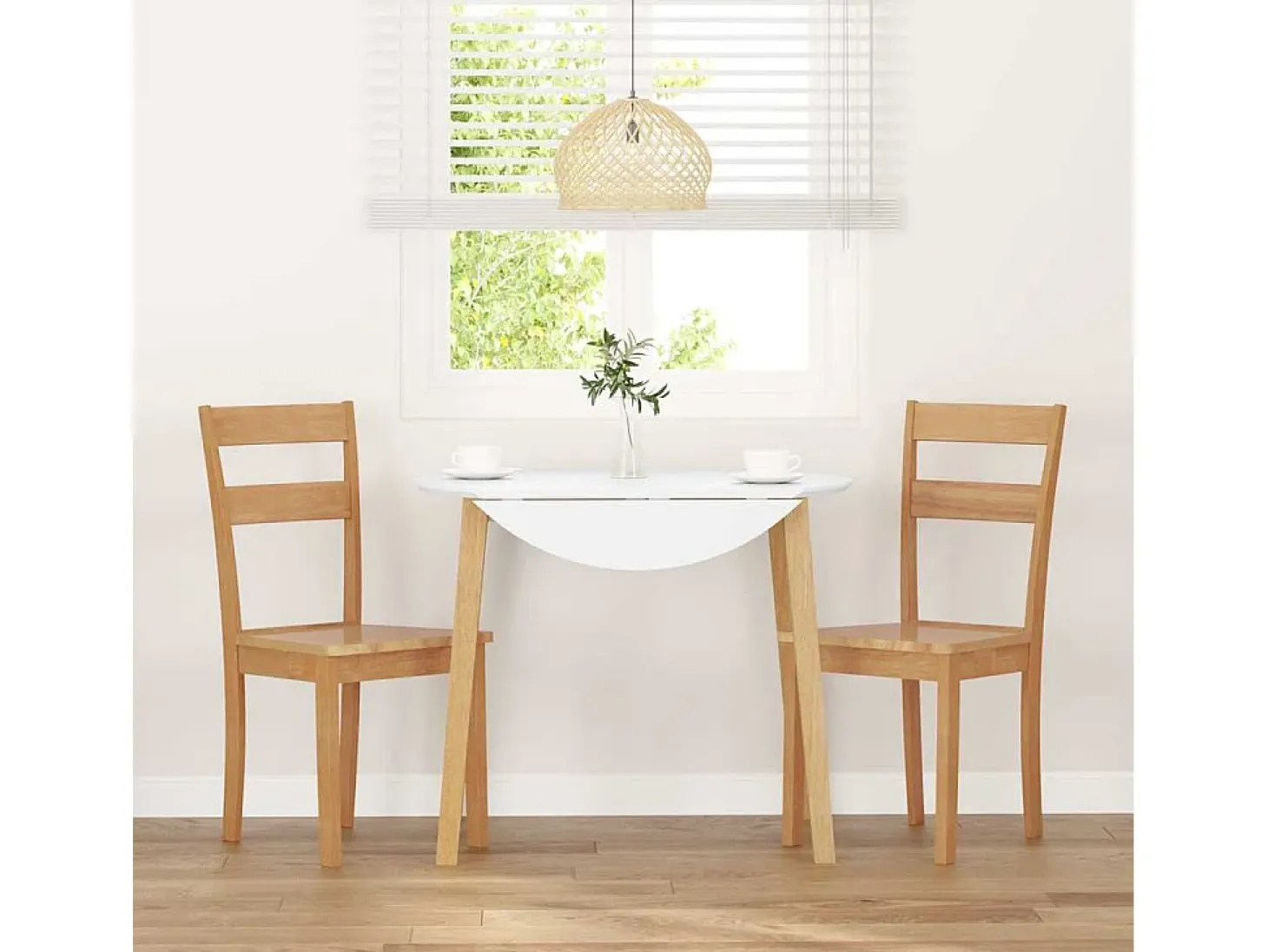 Sillas de comedor 2 piezas madera maciza natural caucho