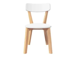 Sillas de comedor 2 piezas madera maciza de caucho