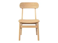 Sillas de comedor 2 piezas madera maciza de caucho