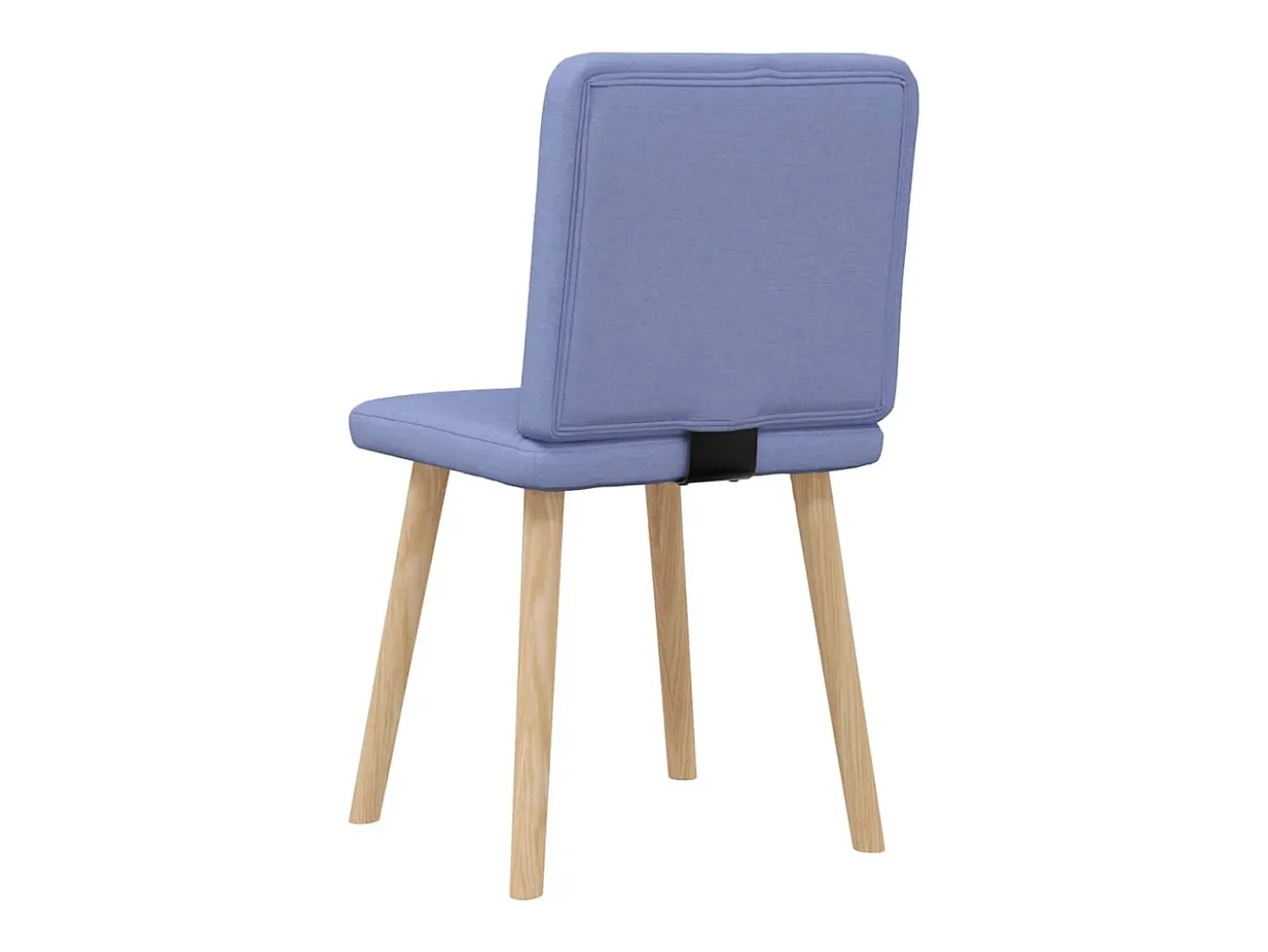 Sillas de comedor 2 uds tela azul jeans
