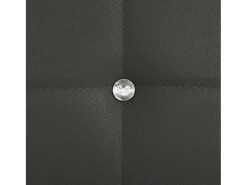 Sillas de comedor 6 unidades cuero sintético gris