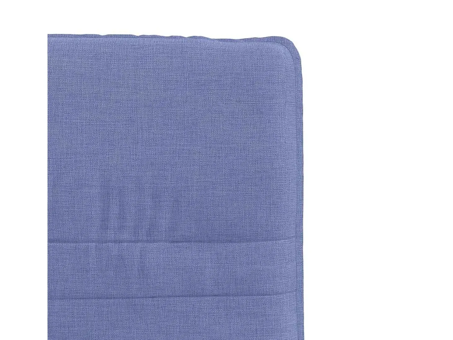 Sillas de comedor 6 unidades tela azul jeans