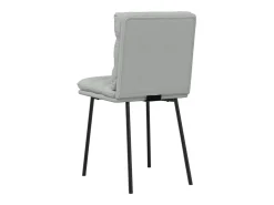 Sillas de comedor 4 unidades terciopelo gris claro