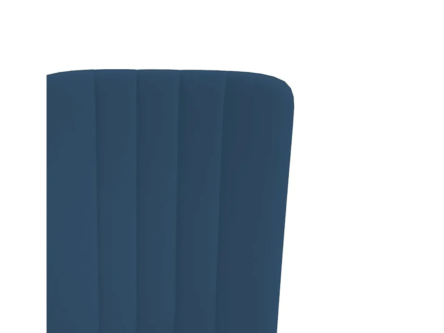 Sillas de comedor 4 unidades terciopelo azul