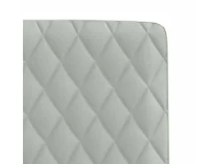 Sillas de comedor 2 unidades terciopelo gris claro