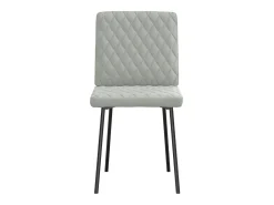 Sillas de comedor 2 unidades terciopelo gris claro
