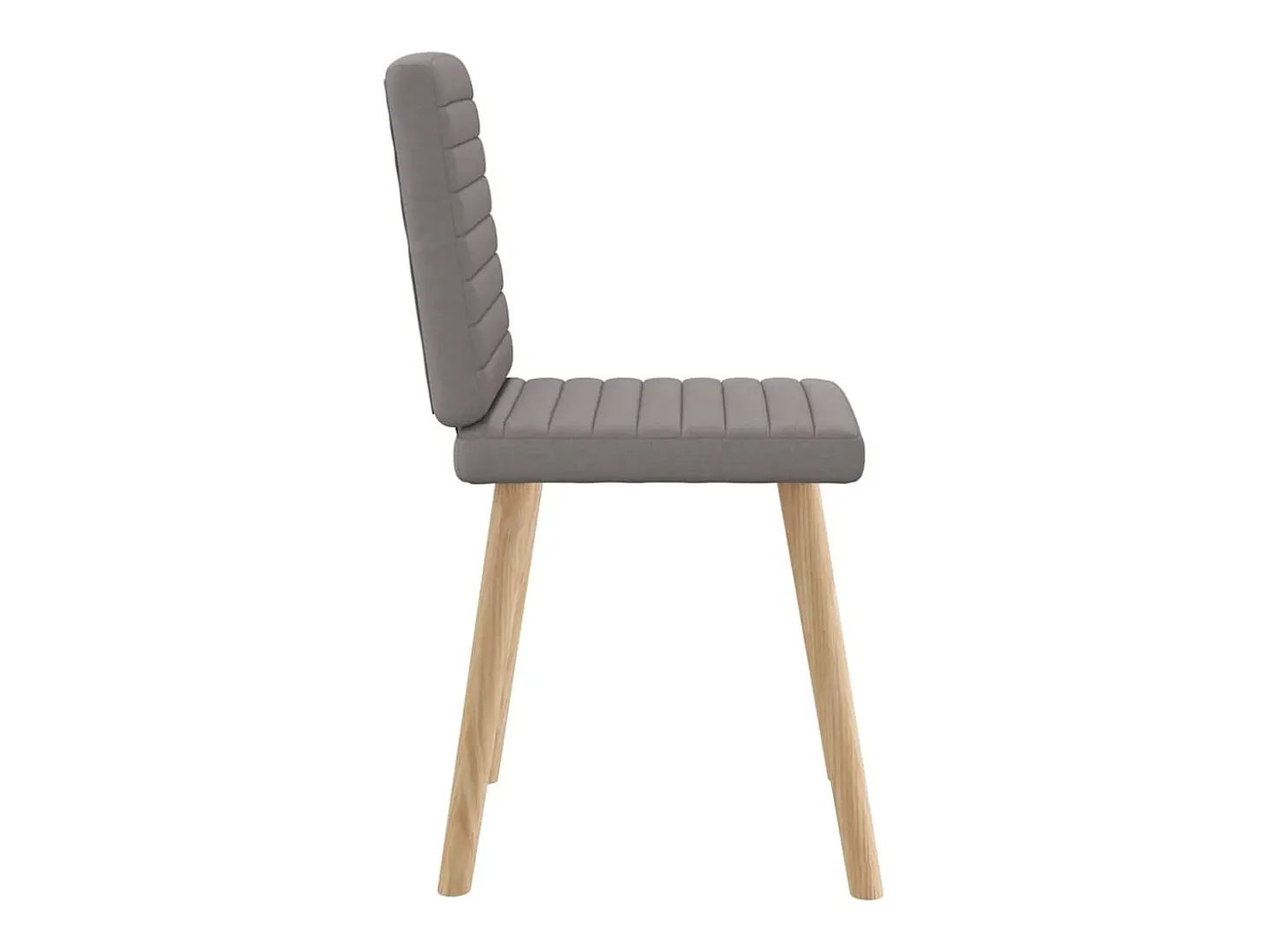 Sillas de comedor 2 unidades tela gris taupé