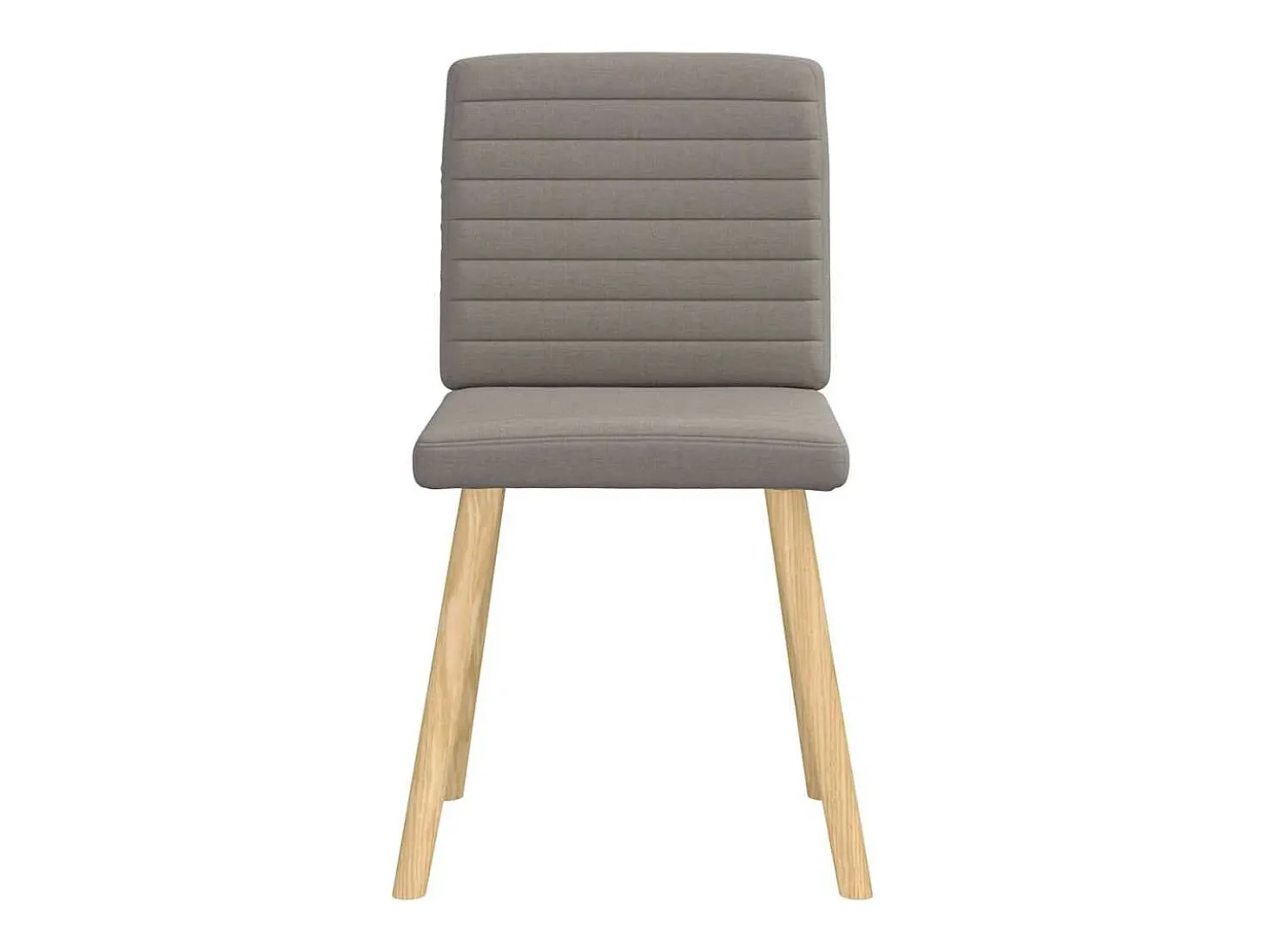 Sillas de comedor 2 unidades tela gris taupé