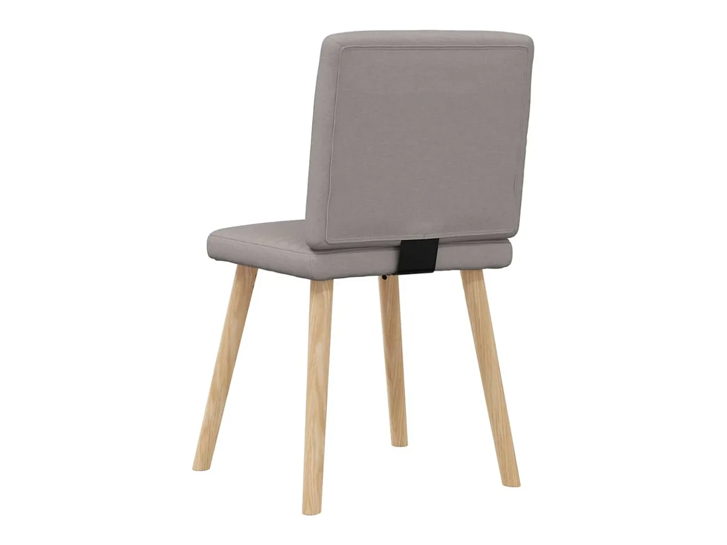Sillas de comedor 2 unidades tela gris taupé