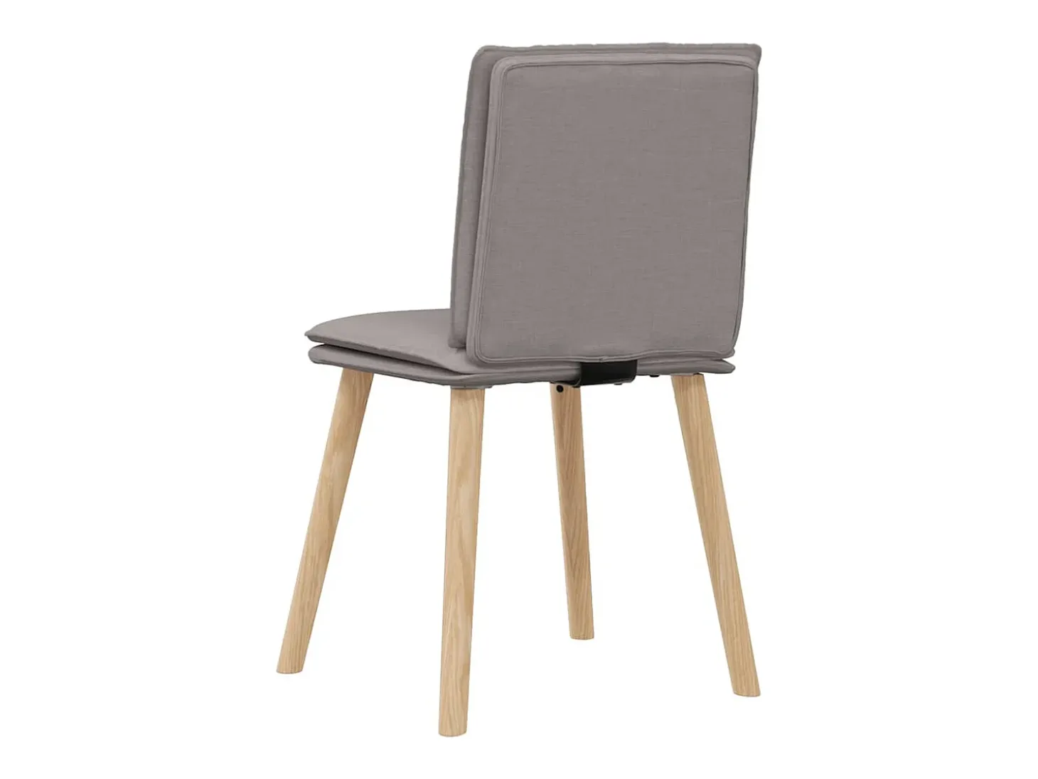 Sillas de comedor 2 unidades tela gris taupé