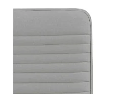 Sillas de comedor 2 unidades tela gris nube