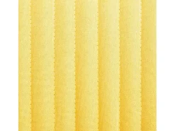 Sillas de comedor 4 unidades tela amarillo