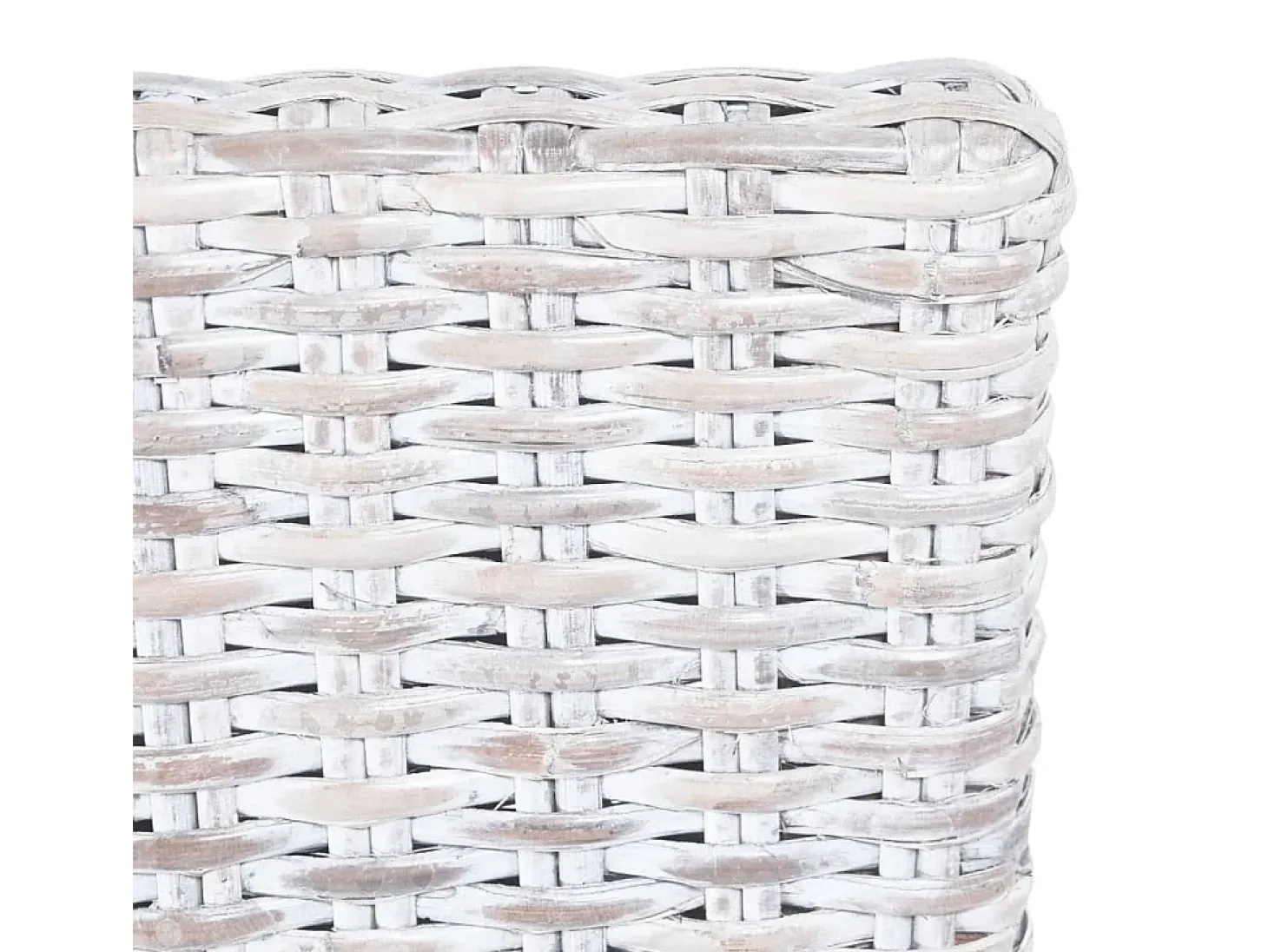 Sillas de comedor 4 unidades ratán Kubu y madera mango marrón